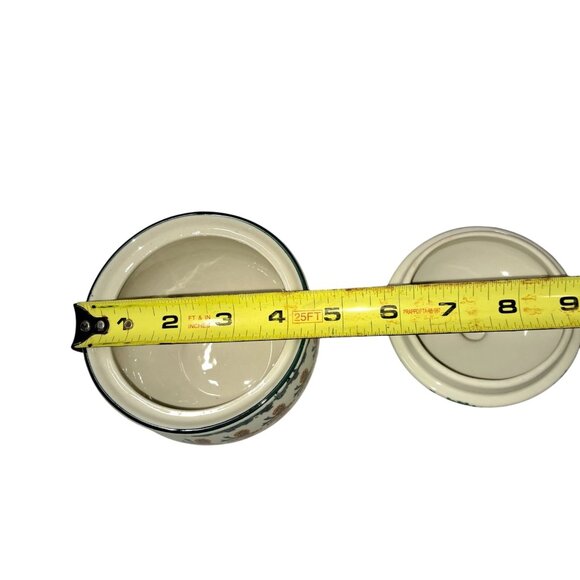 Folkcraft Gingerbread Lidded Sugar Candy Jar Tienshan - Picture 6 of 7